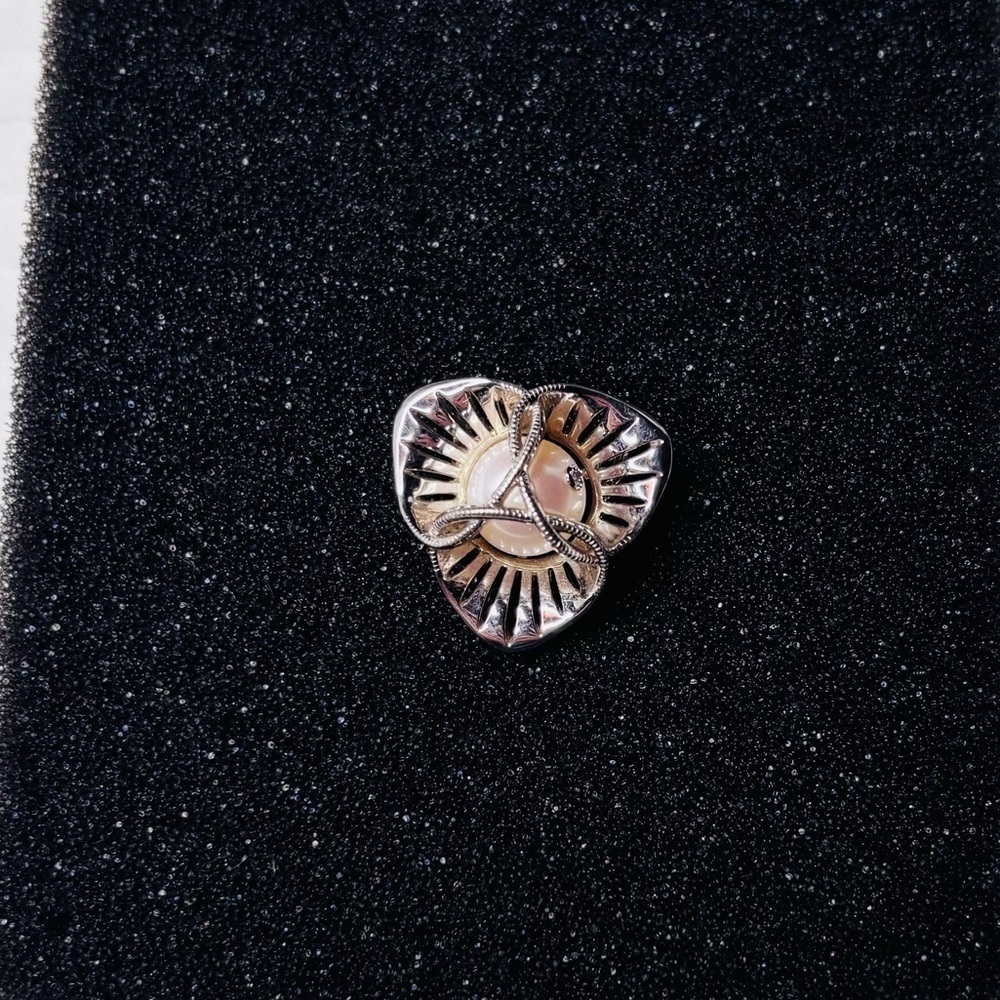 ANNE GEDDES Cultured White Pearl .925 Sterling Silver Pendant